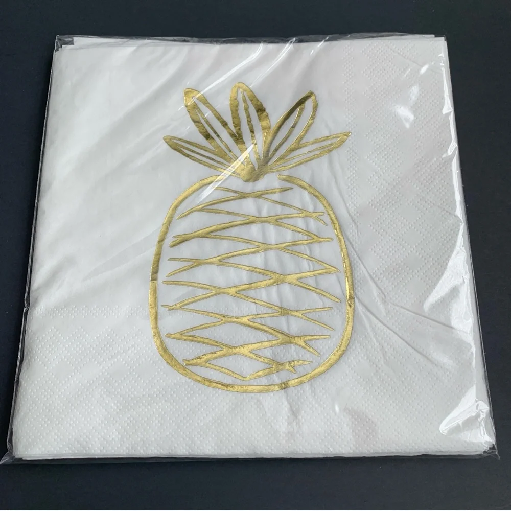 Tropical Disposable Tableware Pineapple Watermelon & Lemon Party Theme Lot NWT
